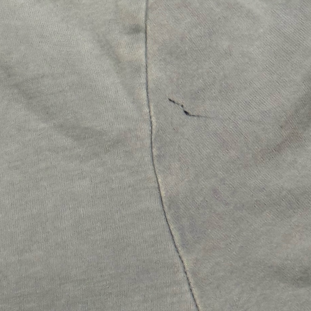 James Perse Basic Distressed Grey Size 1 Polo Shi… - image 2